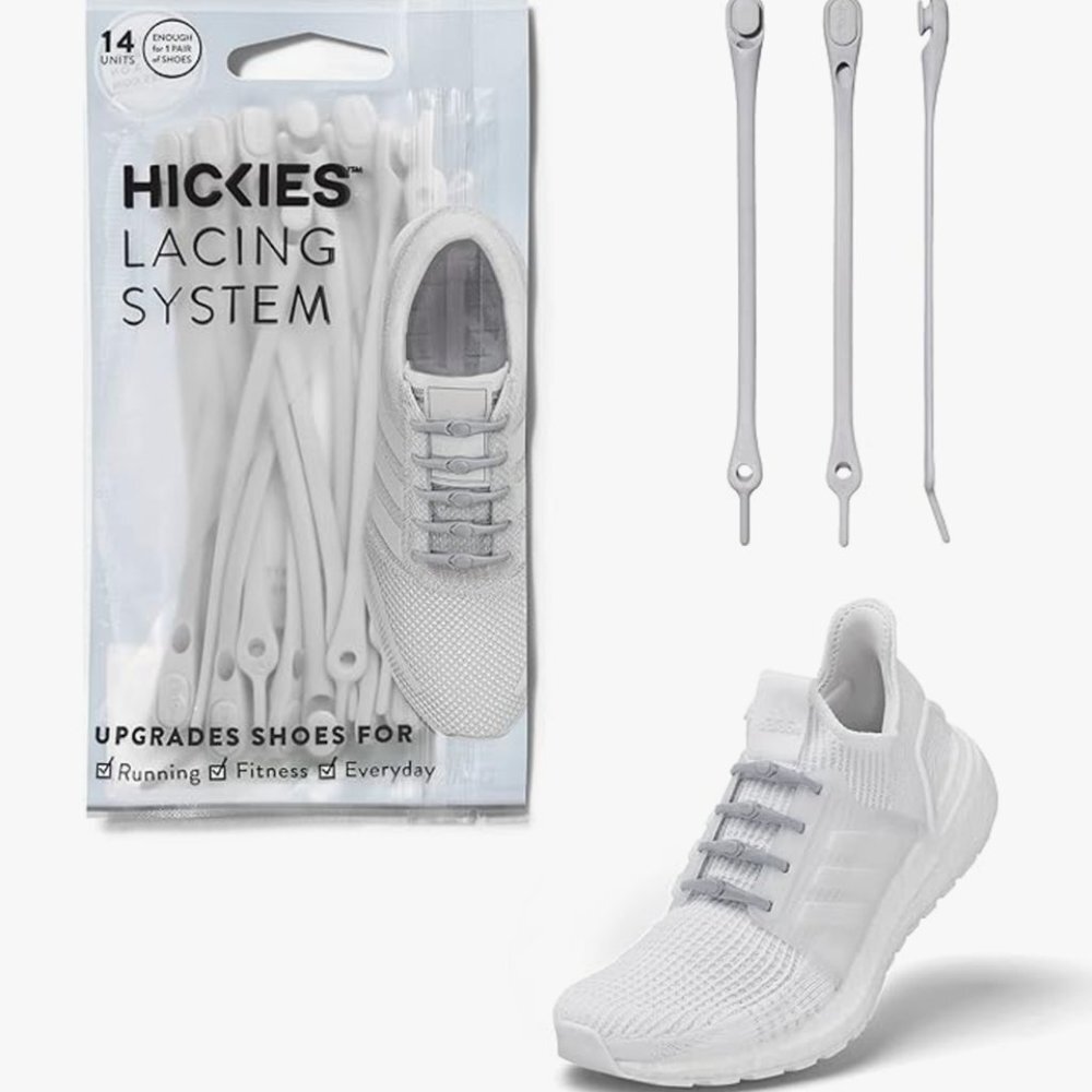 HICKIES No Tie Shoelaces – Elastic, Waterproof, Unisex Shoelaces for Adults, One